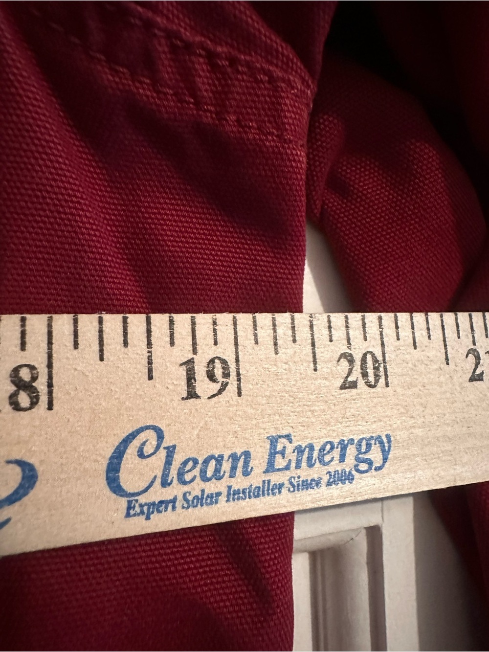 Vintage Lands End Barn Coat Jacket Dark Red and Plaid Lined Women's Size Small - Picture 4 of 8